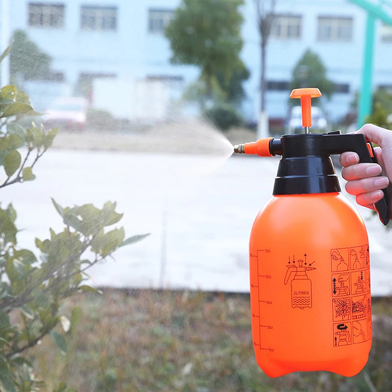 2L Pumped Pressure Sprayer Air Compression Pump Manual Pressure Sprayer Garden Watering Irrigation Spray Bottle