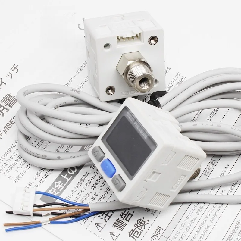 مفتاح الضغط الرقمي الضغط السلبي الإيجابي ISE30A-01-N/P-L ZSE30A-01-A/B-C الدقة قياس الفراغ أداة التحكم الهوائي #2