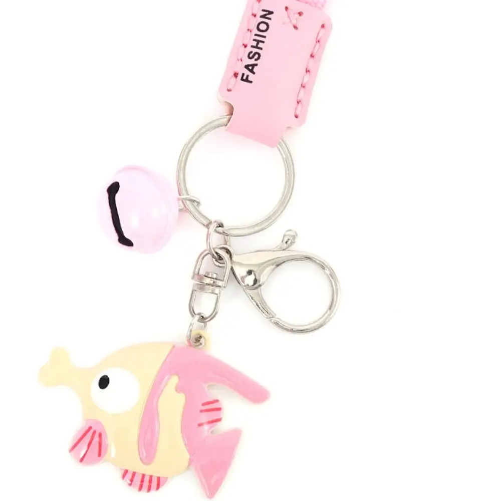 

Wrist Strap Clown Fish Key Chain Anti-lost Bag Decoration Clownfish Cartoon Pendants Hand-sewn Trinket Anime Cartoon Key Charm