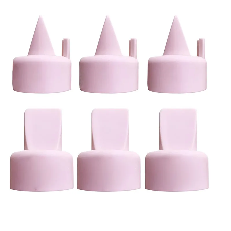 Válvulas de bico de pato para substituição de espectro, 6 peças, para bombas s1 s2 9 plus sg, válvulas de bico de pato com aba de tração