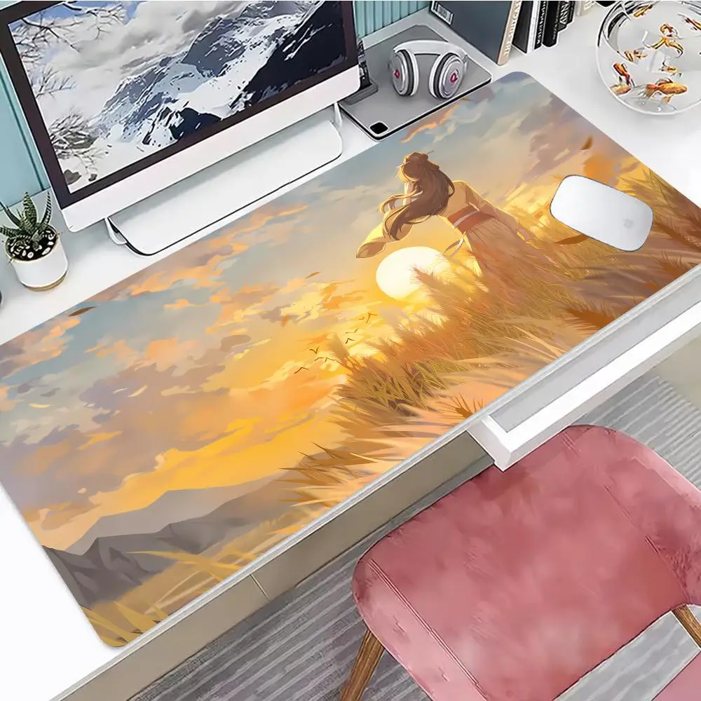 

Autumn Clear Sky Mouse Pad Desk Mouse Pad Nice HD Desk Pad Extended Gaming Keyboard Mats Large XXL Gamer Mousepad 90x40