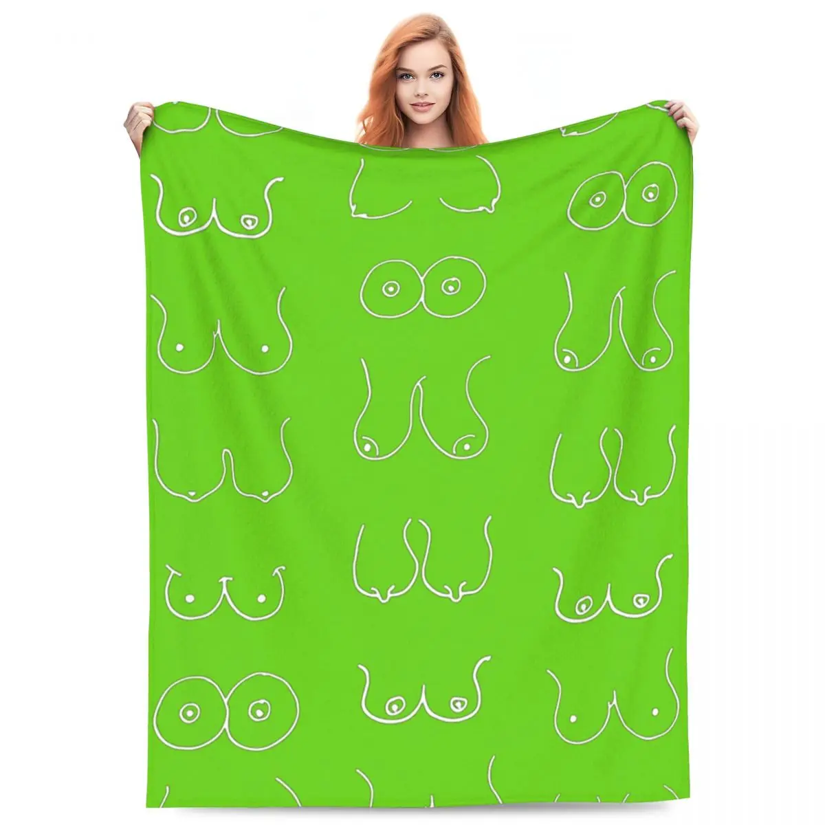 

Одеяло Boobies Power, мягкое теплое фланелевое одеяло для кровати, гостиной, пикника, путешествий, домашнего дивана