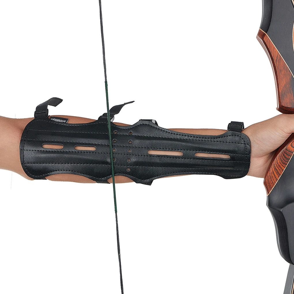 

Защита для рук для стрельбы из лука, профессиональная защита для тела, удобные чехлы для тела, черный чехол для предплечья для взрослых