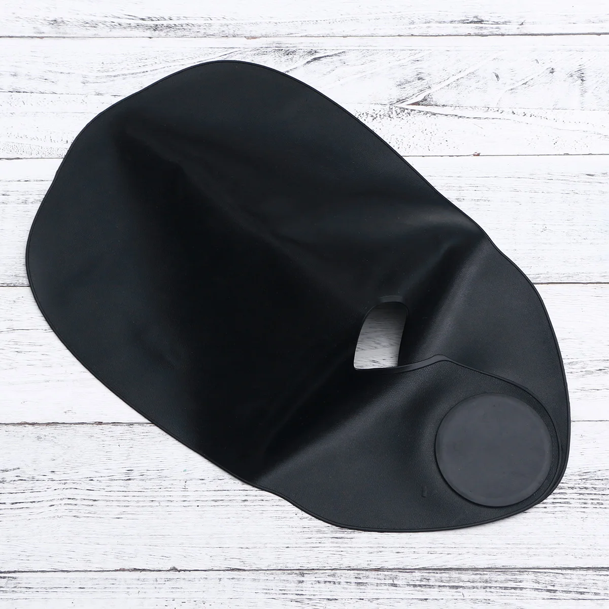 

Silicone Hair Dyeing Cape Black Salon Hairdressing Shawl Non Slip Quick Dry Adjustable For Kids Adults Cutting Perm Home