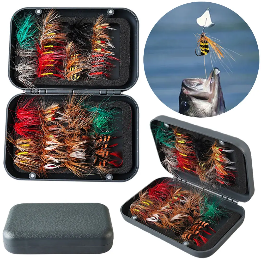Bionic Insects Flies Fly Fishing Lures Artificial Insect Fishing Baits for Salmon Trout