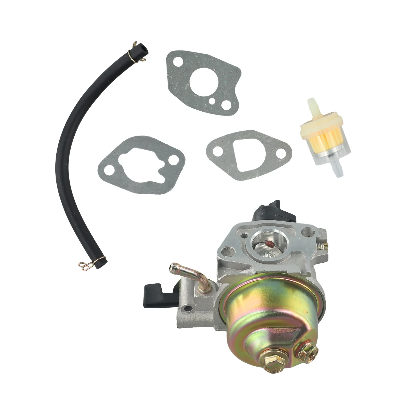 

Black Silver Carburettor For Lawn Mower Removes Impurities Secure And Airtight Seal Smooth Operation Sturdy And Long-lasting