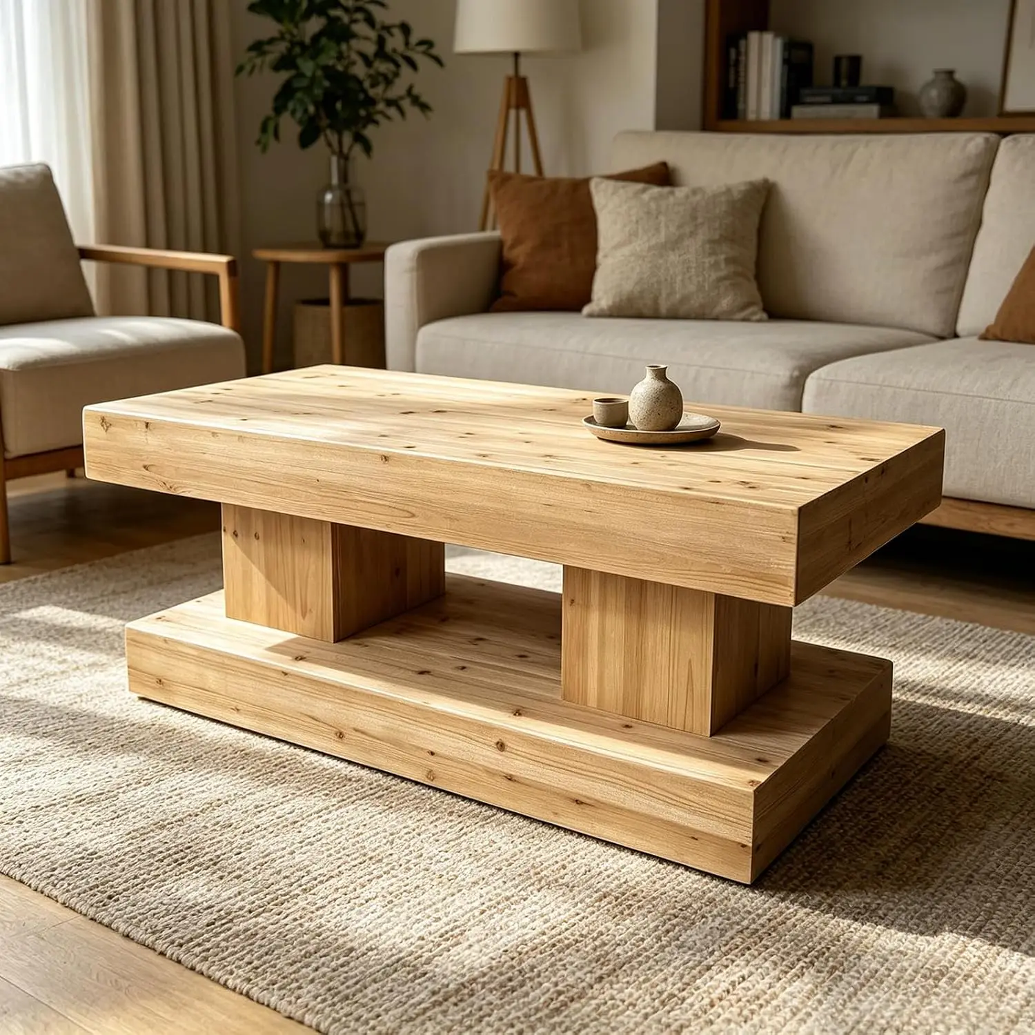 Wood Coffee Table 47
