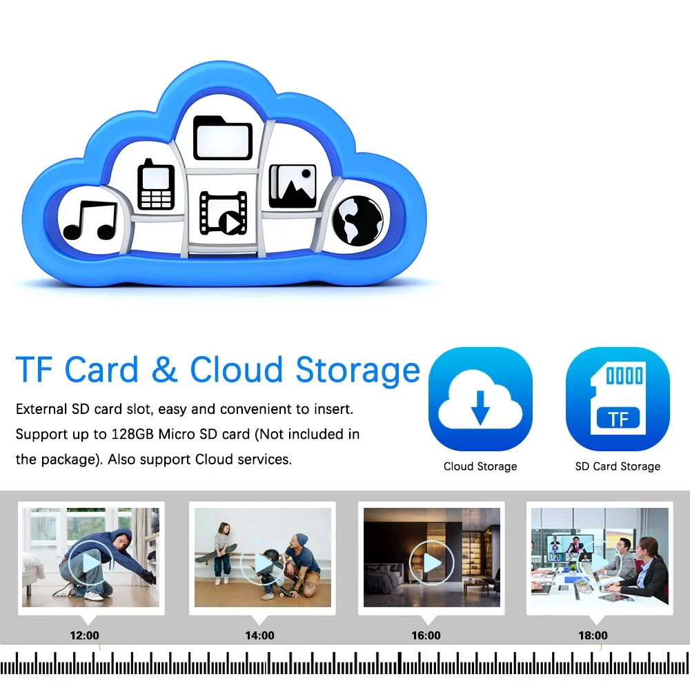 5MP AJCloud APP كاميرا IP واي فاي صغيرة داخلي لاسلكي اتجاهين الصوت الأمن AI السيارات تتبع CCTV مراقبة كاميرا منزلية صغيرة #6