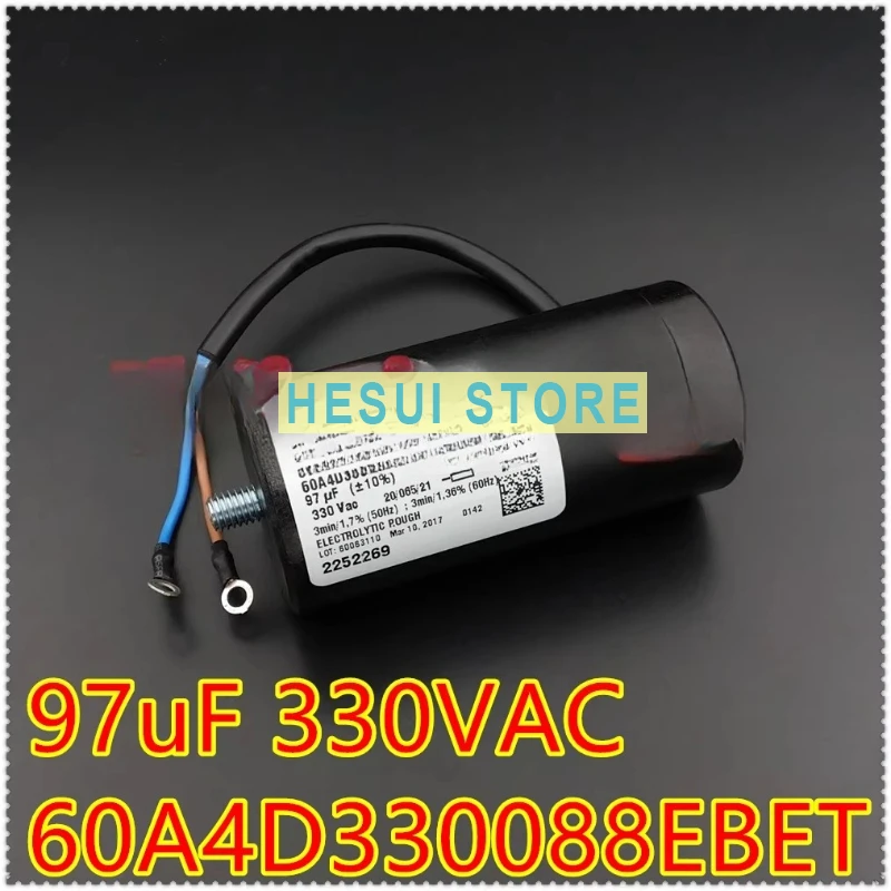 

97uF 330VAC NGM 60A4D330088EBET compressor starter capacitor