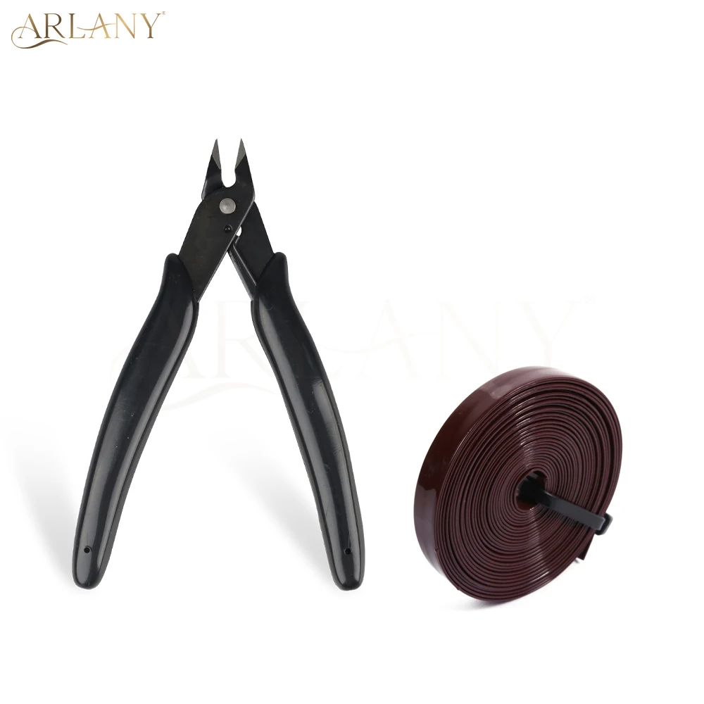 

ARLANY Hair Extension Pliers Keratin Bond Cutting Pliers With 9mm Italian Glue Keratin Bonding Roll Tape Pre-bonded Roll Beads