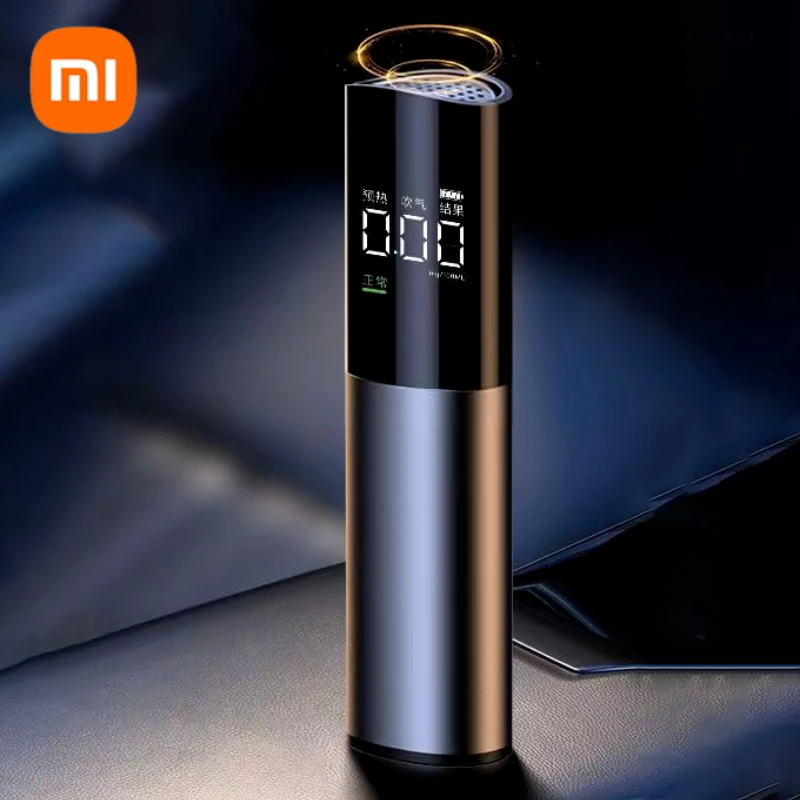 Xiaomi ANMU MIni Auto Alcohol Tester Electronic Breathalyzer LED Display Portable Rechargeable Outdoor Alcoholimeter Detector