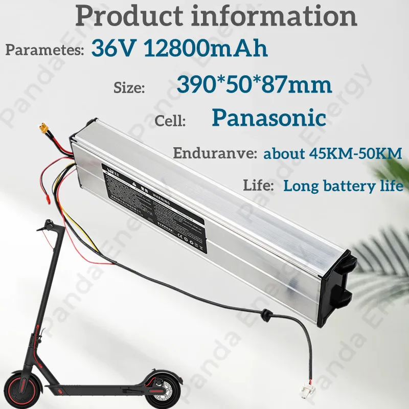 Original 36V 12.8 Ah battery for special battery pack by. Mijia M365 Pro Ninebot Segway roller 36V battery 12800mAH