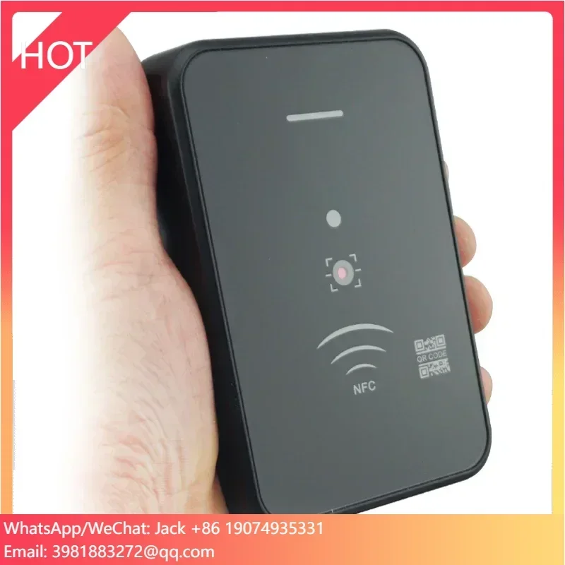 

WeChat Mini Program QR code&RFID13.56MHz WG format output Card reader for door access control system
