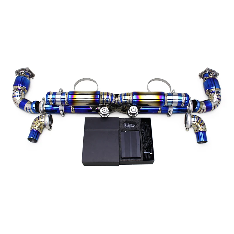 

Custom Catabck Exhaust For Porsche 911 997/997.2 Turbo S 3.8T 2010-2012 Performance Titanium Pipes Muffler Valve Exhaust System
