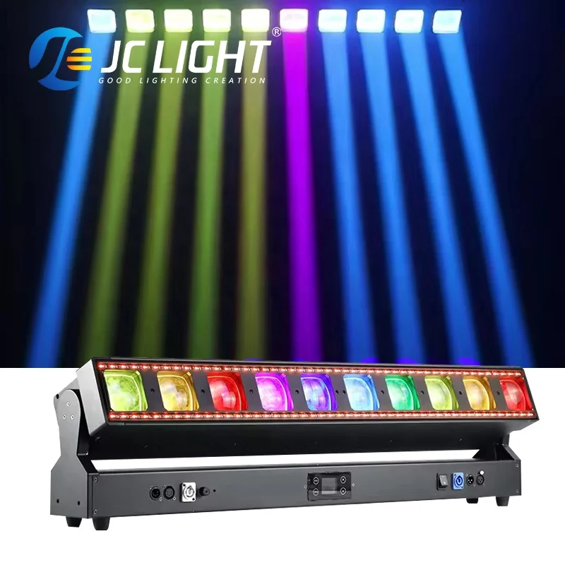 

10x60w Led Pixel Bar Dmx Zoom Moving Head Light Rgbw Beam Wash Strobe Dj Events LED Matrix Stage Lights