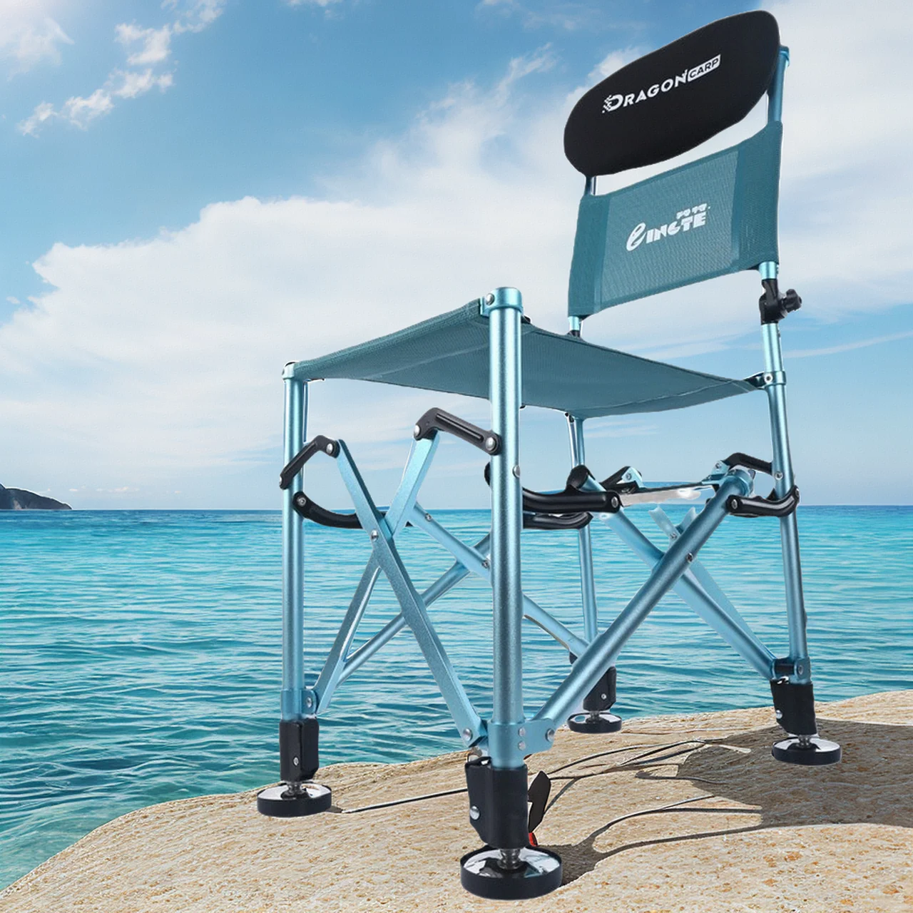 

Tourist Foldable Chaise Bench Stool Lightweight Portable Folding Beach Chair Camping Fishing Chairs Ergonomic Lounger