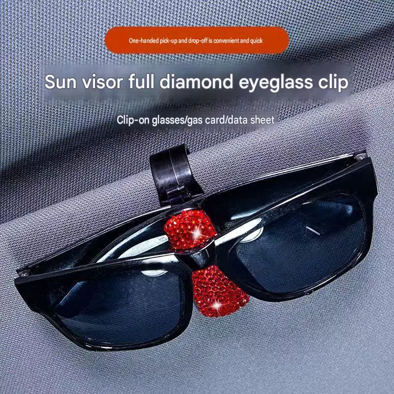 Sunglasses frame, eyeglass hook, clip, car sun visor decoration, suitable for different sizes of glasses.