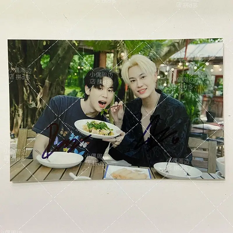 

Bounprem Thai BL star autographed photo 6-inch non printed as birthday gift for friend