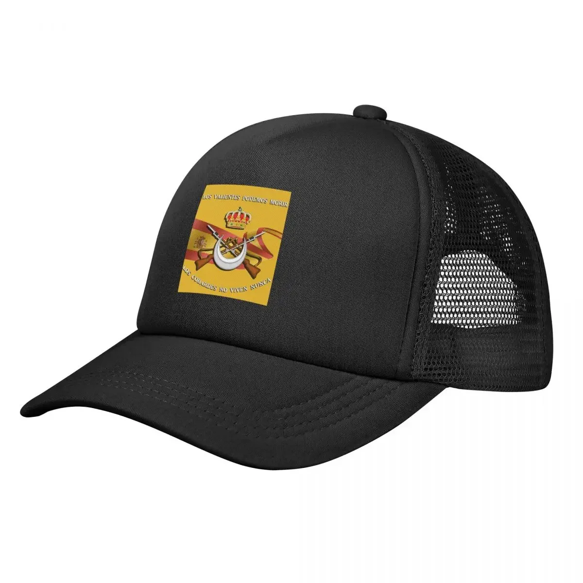 Spanish Legion Flag Spain Army Proud Mesh Baseball Caps Snapback Fashion Baseball Hats Breathable Casual Casquette Outdoor