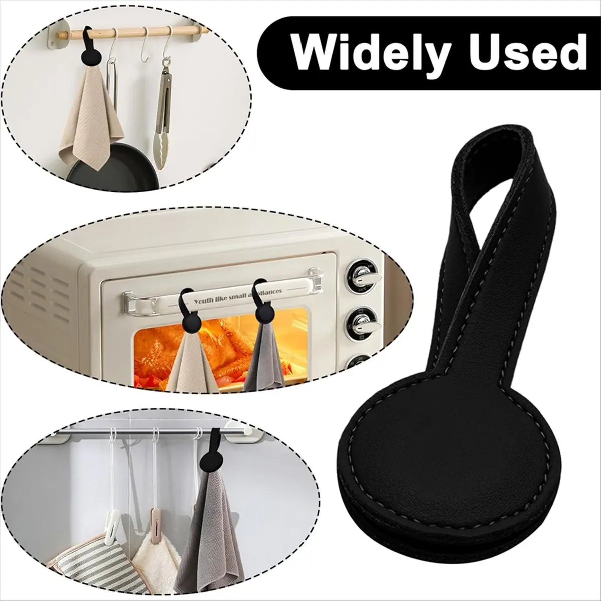 

4 шт. магнитный держатель для полотенец из кожи, удобные зажимы для полотенец, магнитный зажим, зажимы для полотенец, для кухонь, ванной комнаты