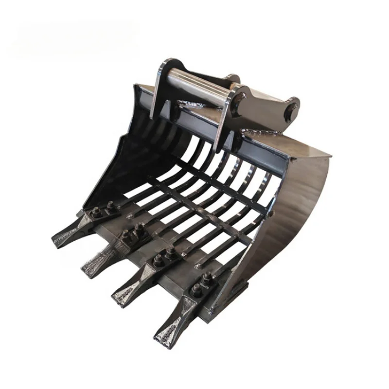 

1-2 Ton MS01 MS03 Symlock Riddle 500Mm Mini Skeleton Bucket For Sale