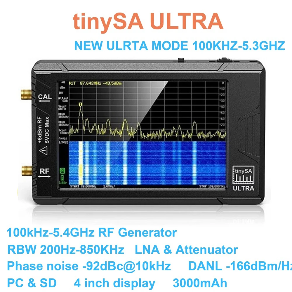 TinySA ULTRA Handheld RF Spectrum Analyzer Signal Generator 4\