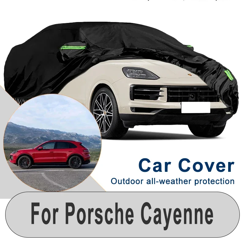 

Snowproof Dustproof Car Cover for Porsche Cayenne - Winter Summer Outdoor Waterproof Sunproof Auto Protection Accessory