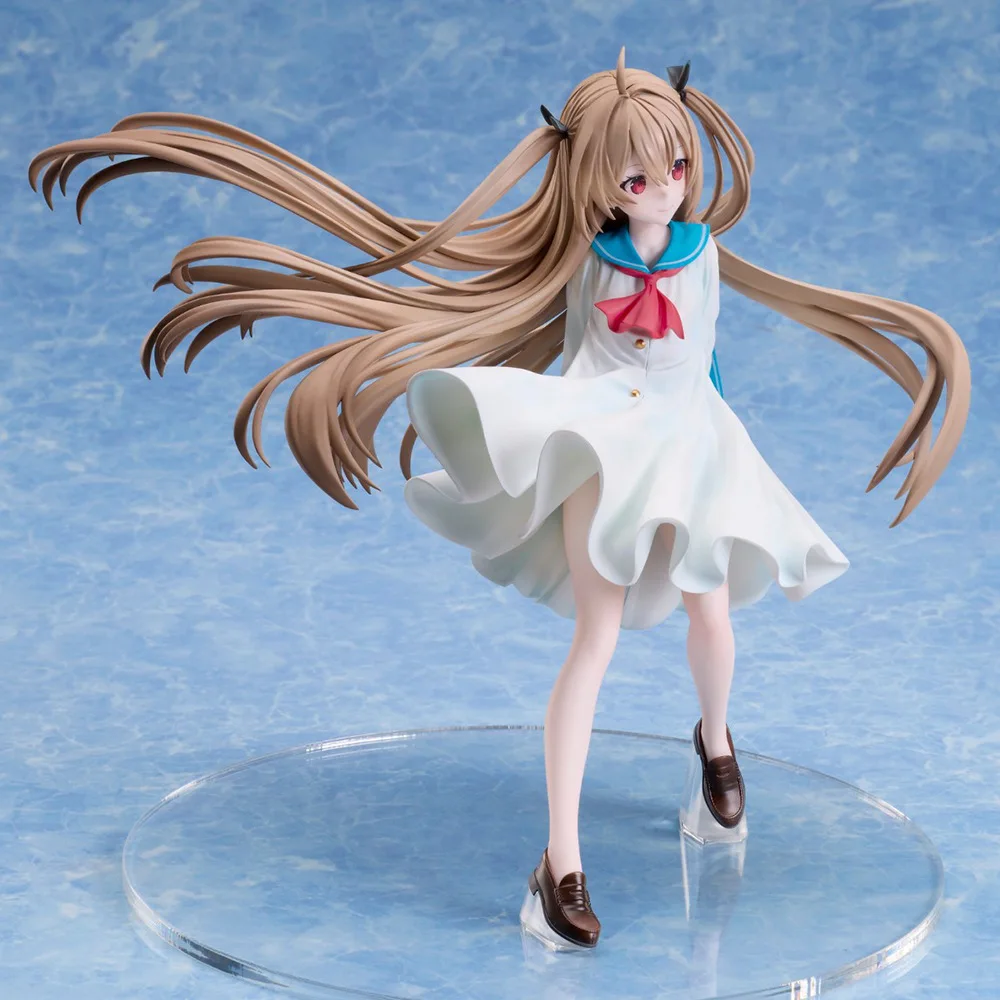 20 センチメートル ATRI -My Dear Moments ATRI 白いドレス美少女アニメ手作りアクションフィギュアデスクトップケース装飾飾りギフト