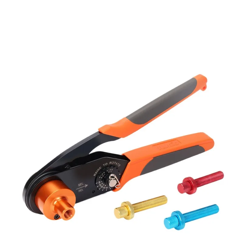 Aviation Terminals, Crimping Clamp, Four Point Pressure, Heavy Duty Connector, Pin Crimping Clamp