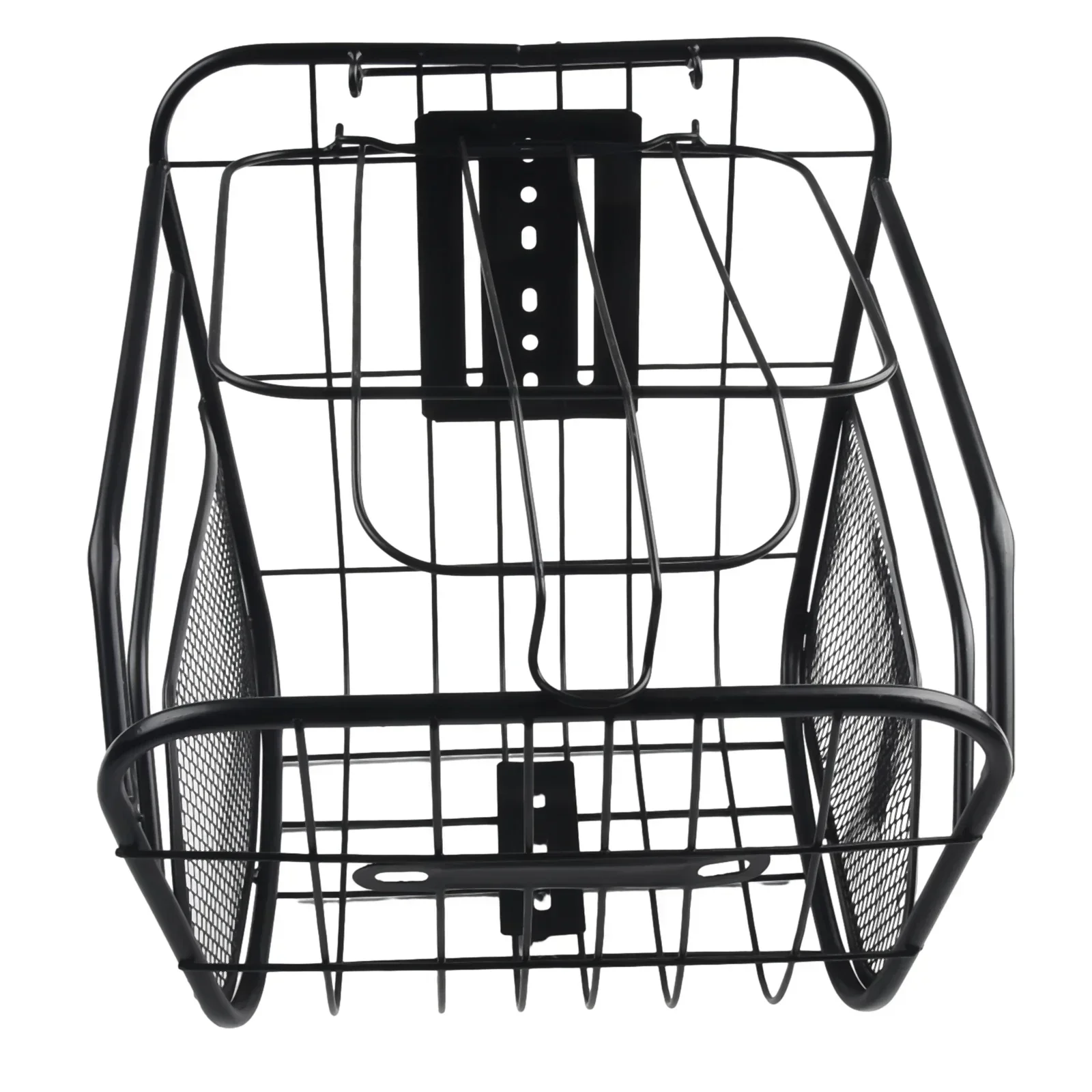 Electric Bicycle Basket Replacement Front Basket For Scooters E-Bike Storage Metal Frame 33X23X24cm Put Books Foods & Backpacks