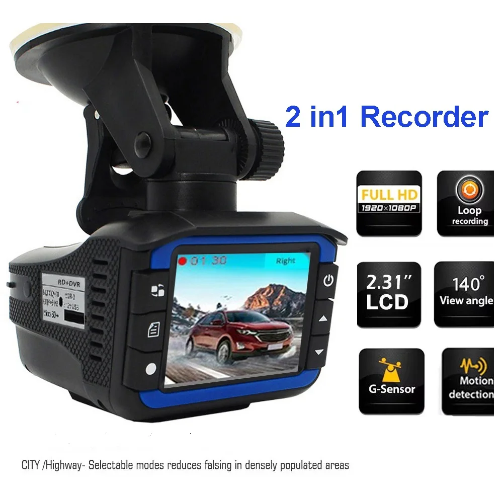 

2025 Car DVR Camera VGR3- Plush Anto Detector HD 1920x720P DVR Dash Cam video Recorder Anti Laser English or Russian Language