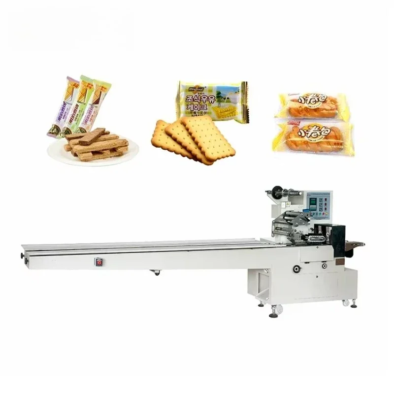 FL Automatic Biscuit Chocolate Flow Pack Machine automated packing equipment machine for coffee sachet powder tea bag food