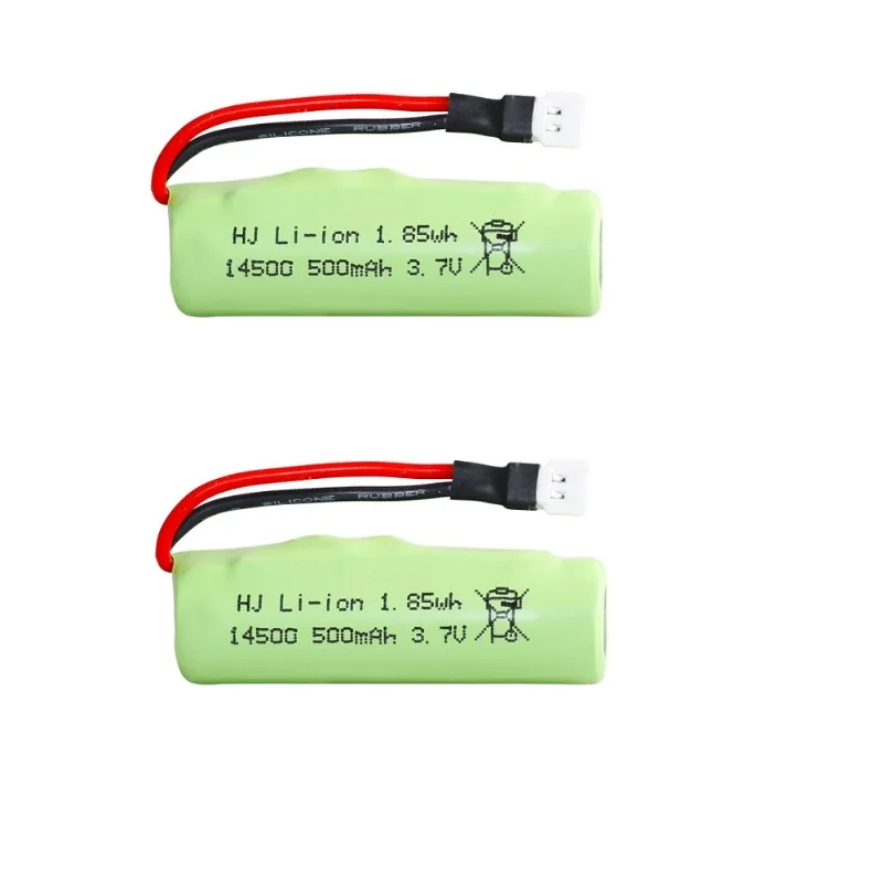 XH2.54 plug 1S 3.7V 500mAh Li-ion Battery14500 /3.7V charger For R/C Stunt Dump Car/4WD Twist- Desert Cars  R/C Climbing cars