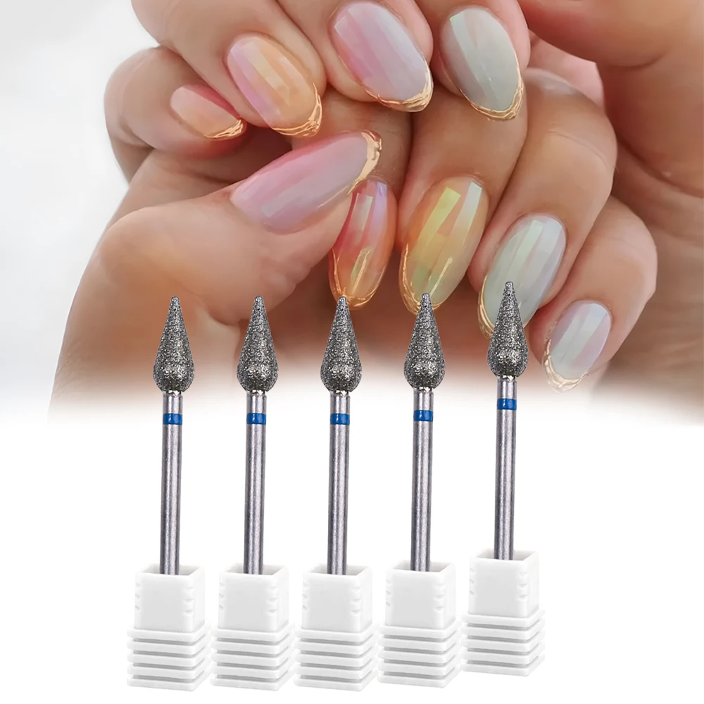 Forets à ongles en métal pour nettoyer les cuticules, outils de manucure professionnels de pré-traitement, robustes et adaptés aux soins des ongles, 1/2/3 pièces