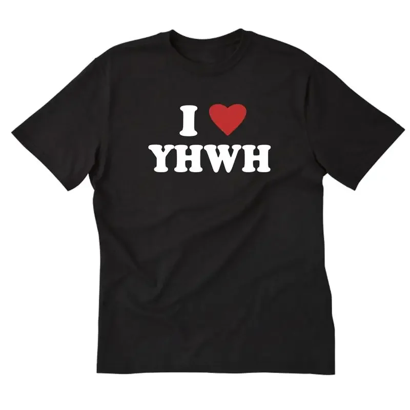 I Love YHWH T shirt Heart
