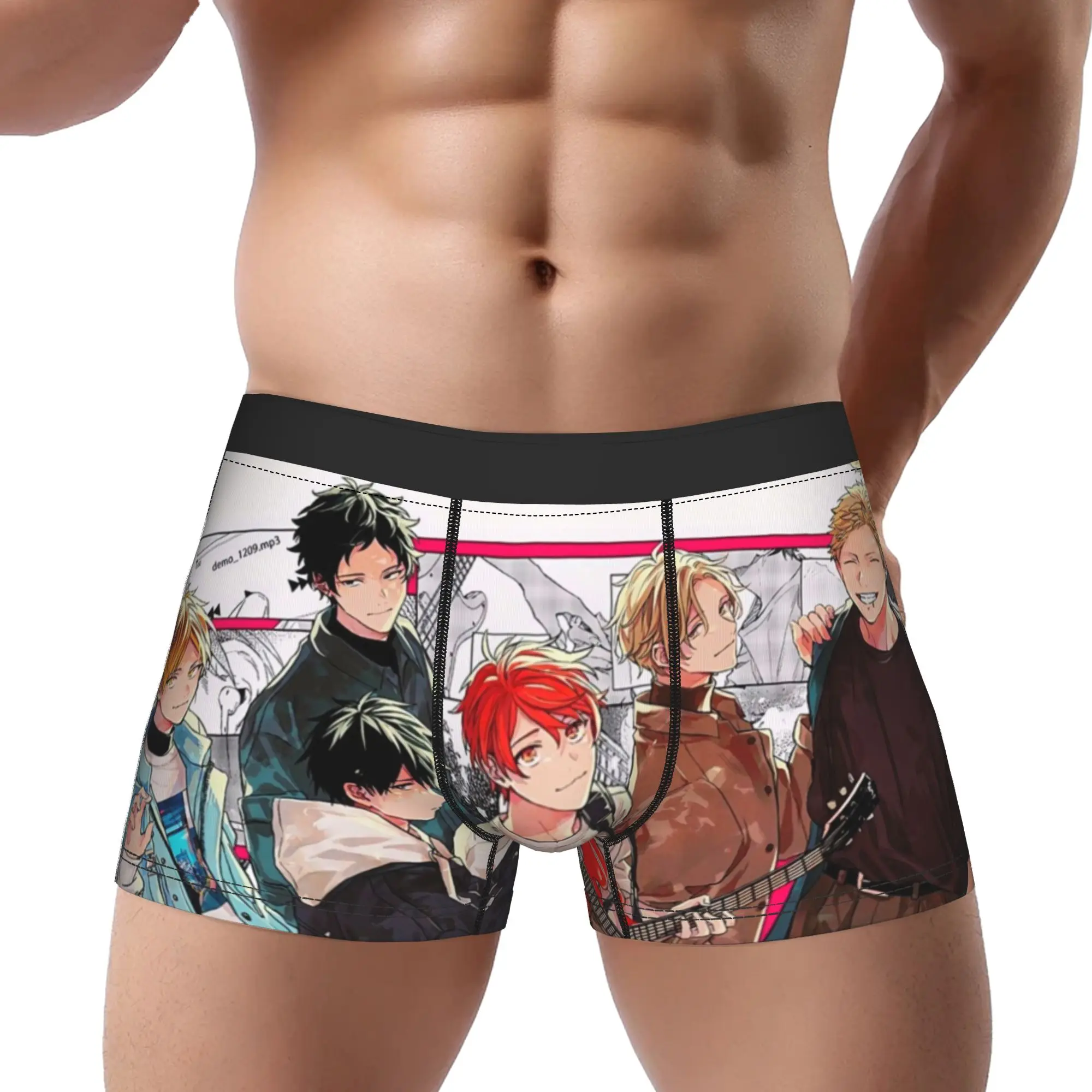 

Given Underpants Breathbale Panties Man Underwear Given Print Shorts Boxer Briefs