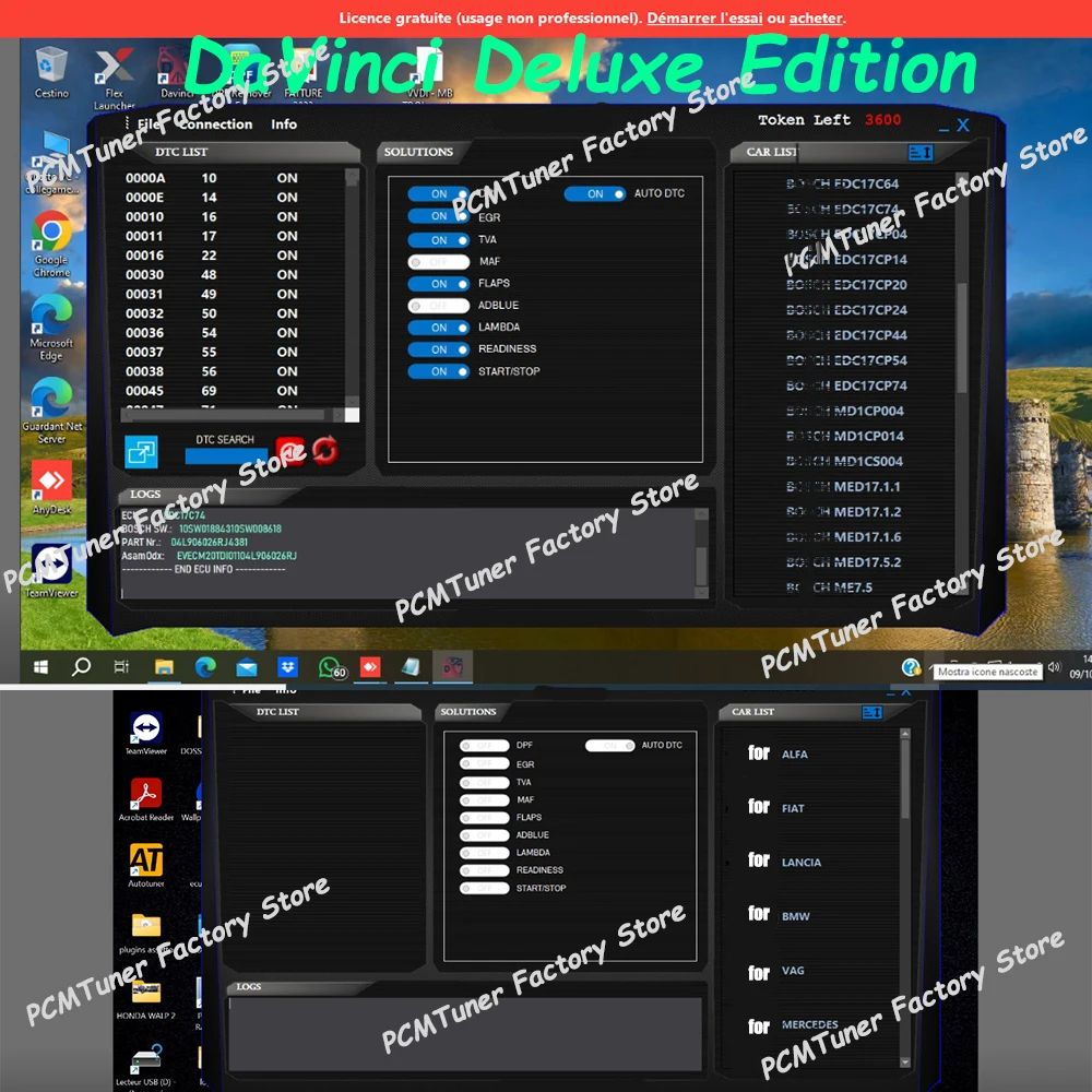 

NEW DaVinci Deluxe Edition 1 Year Diagnostics Tools