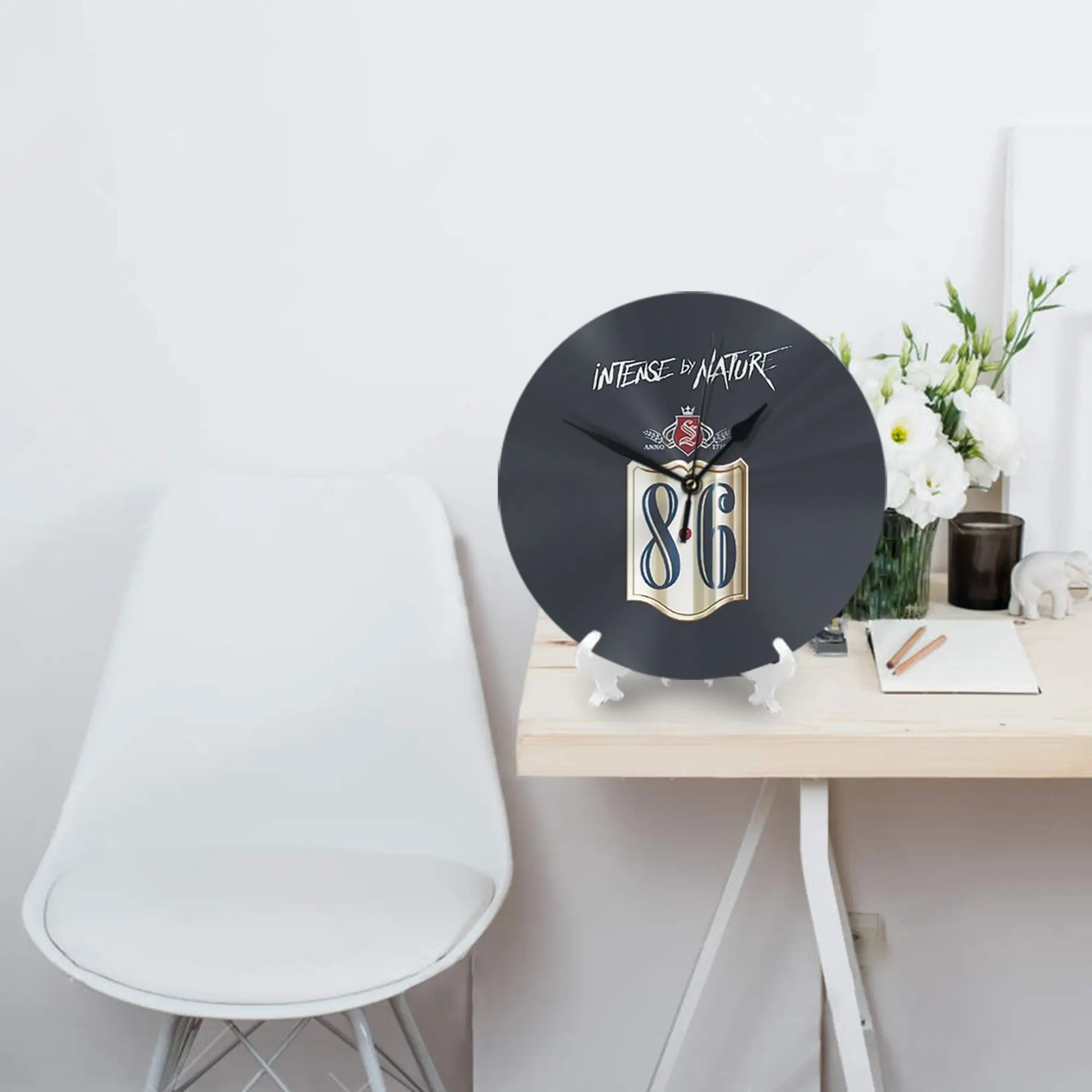 Beer 8.6 BAVARIA Wall Clock Room Decoration Silent Round Clock for Bedroom Living Kitchen Home