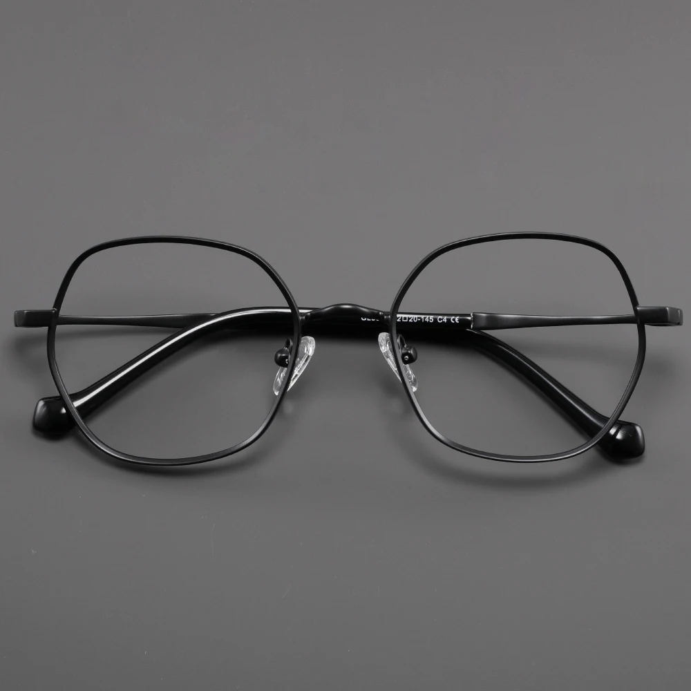 

Ultra Light Titanium Wide Edge Eyeglass Frame Retro Frame for Men Anti Blue Light Optical Frames Custom Prescription