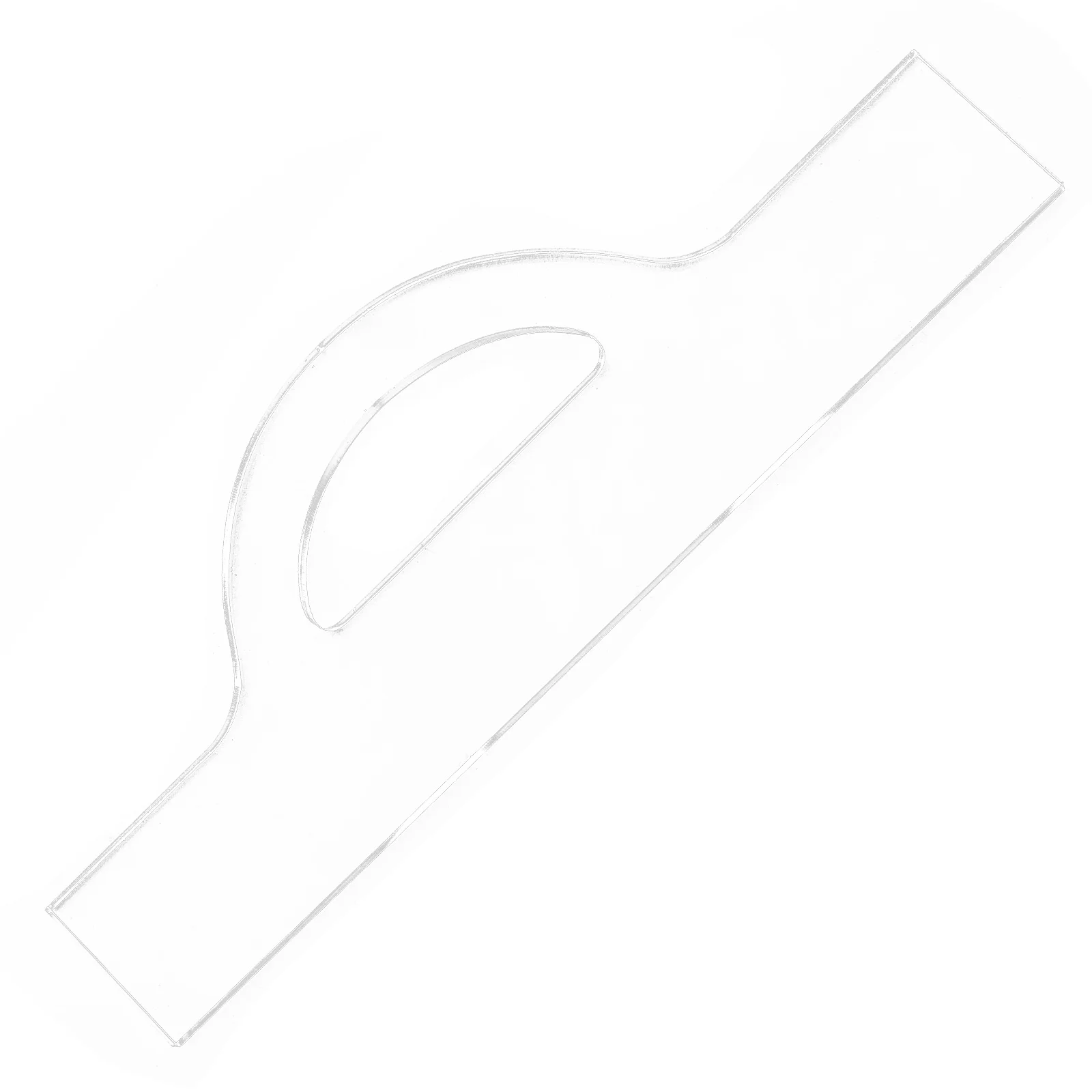 

Clear Acrylic Cutting Board Handle Template Tool Essential for Kitchen Charcuterie Board Making Stencils Woodworking Accessories