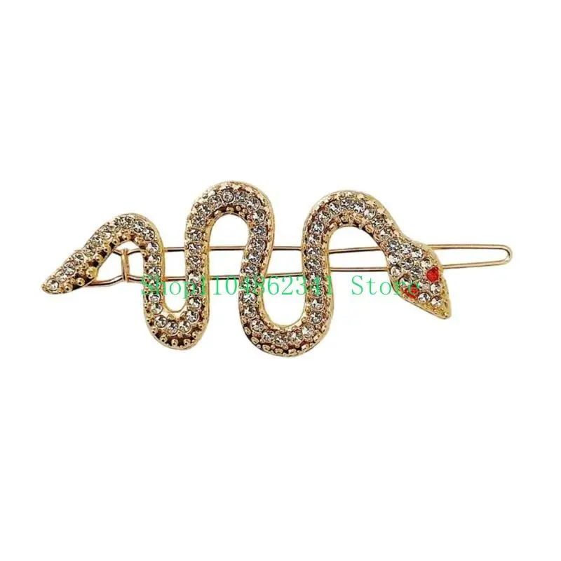 5ASD Luxurious Rhinestones Central cabello serpiente