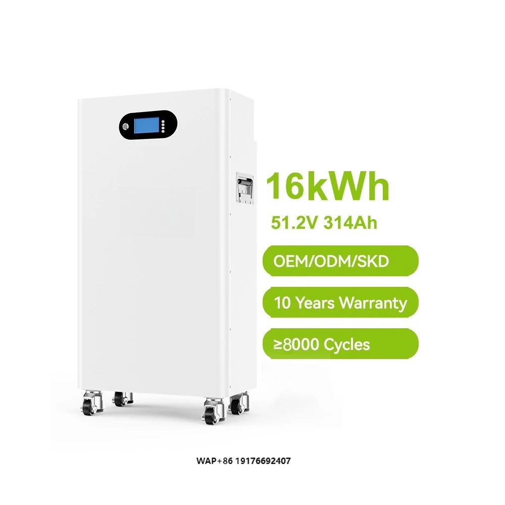 15KWh 16kWh Solar Lithium LifePO4 Battery 48V 51.2V 300Ah Energy Storage Lithium Battery Grade a Lifepo4 Cell Home Power Supply
