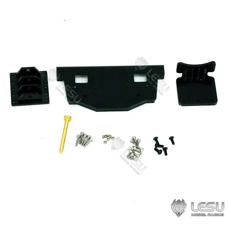 범퍼 LESU1/14 트랙터 프론트 후크 머드 헤드 RC 군용 트럭 DIY 수정 액세서리 자동차 모델