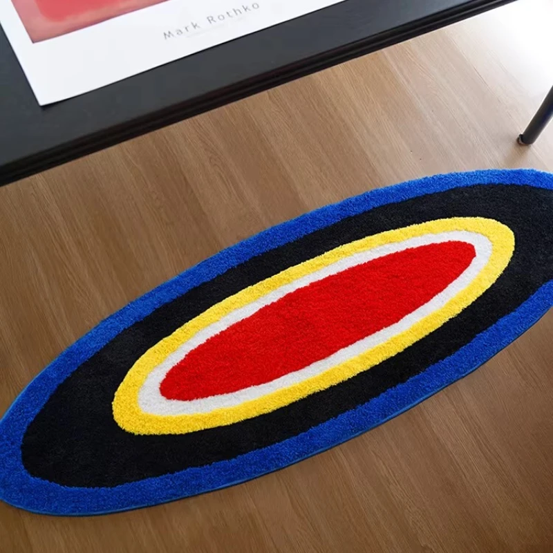 

Очаровательный пушистый напольный коврик с тафтингом, мягкий плюшевый ковер для гостиной, спальни, уютный нескользящий коврик для прихожей, милый домашний декоративный коврик