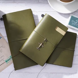 Fromthenon Leather Travel Notebook Traveler Planner Passport Ledger Journal Cowhide Diary Notebook Journal Stationery Supplies