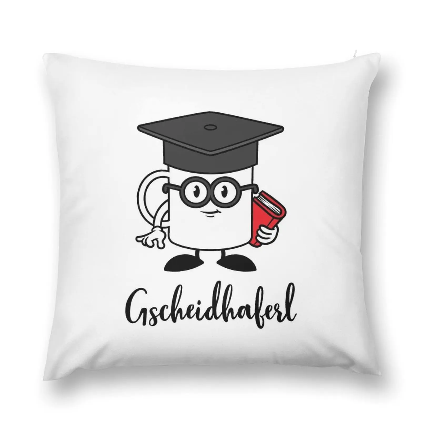 

Gscheidhaferl for smartass and know-it-all Throw Pillow Cushions Home Decor Sofas Covers pillow