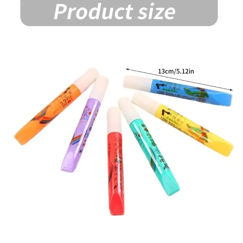 Kids Paint Marker Pen Set for 3D Bubble Art and DIY Crafts, Portable Boxed Drawing Tools for Classroom and Home Use D2RC