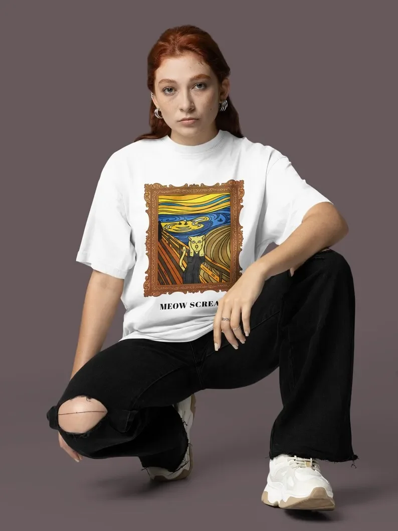 Funny The Scream T-Shirt