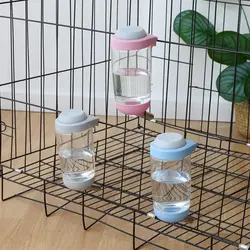 Water dispenser plastic water bottle feeder suspended pet guinea pig squirrel rabbit cat dog drinking head pipe fountain