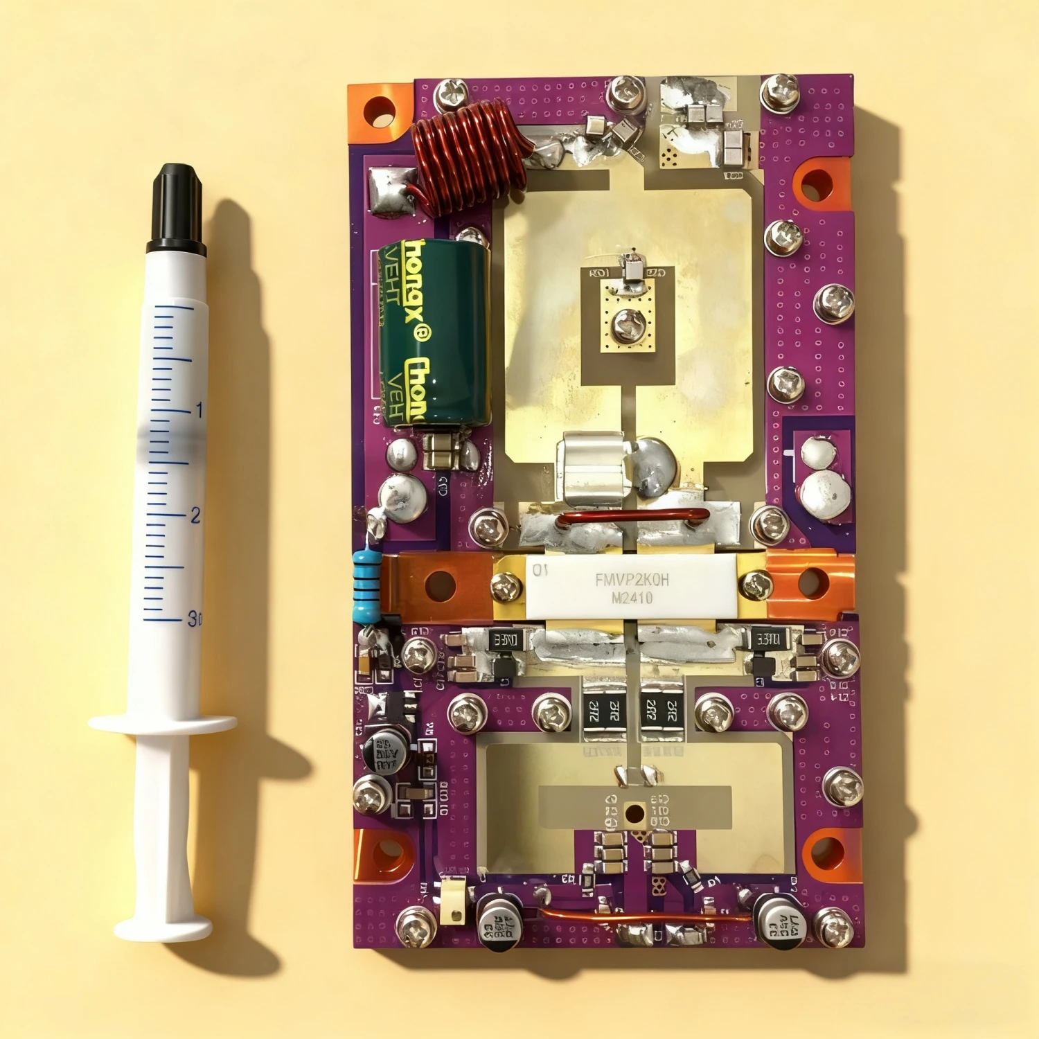 2000 واط وحدة مكبر كهربائي FM6VP2K0H الترانزستور عالية الأداء Mosfet ل YXHT 2KW FM الارسال